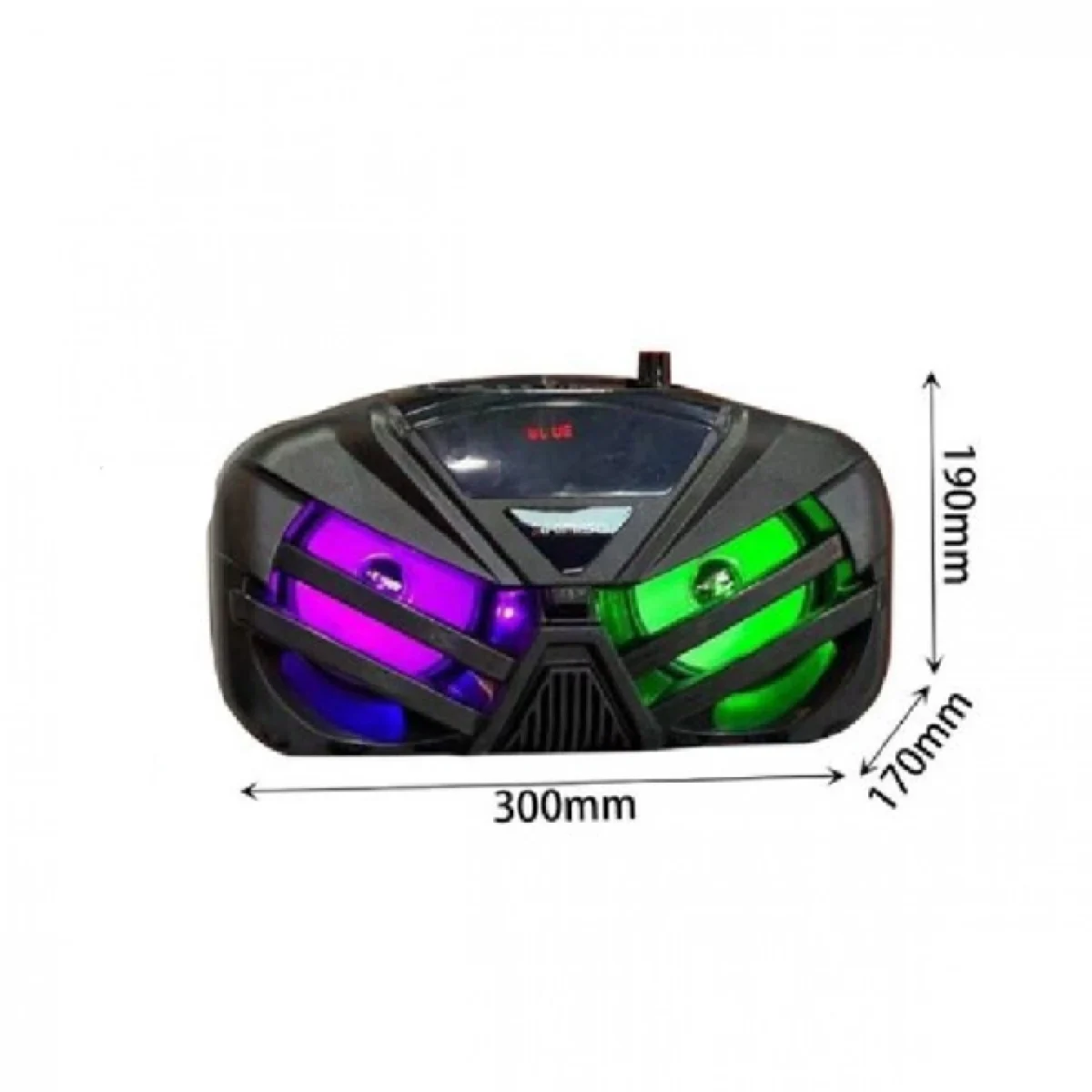 Φορητό Ηχείο Bluetooth 4,5"/10W(5*2) με Διακοσμητικό Φωτισμό QS-451