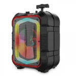 Φορητό Ηχείο Karaoke Bluetooth – Subwoofer 12"/30W με Μικρόφωνο, Τηλεχειριστήριο και Διακοσμητικό LED Φωτισμό ZQS12115