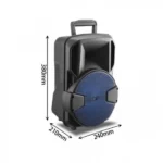 Φορητό Ηχείο Karaoke Bluetooth – Subwoofer 8"/10W με Μικρόφωνο Α8-3/5