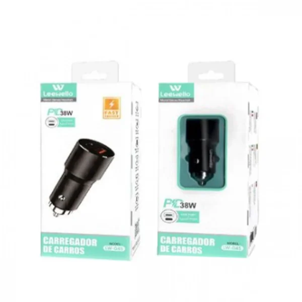 Φορτιστής Αυτοκινήτου Ταχείας Φόρτισης 12V – 24V με Θύρα USB-A 3.1Α και Θύρα USB-C PD 20W και Καλώδιο Lightning - TREQA