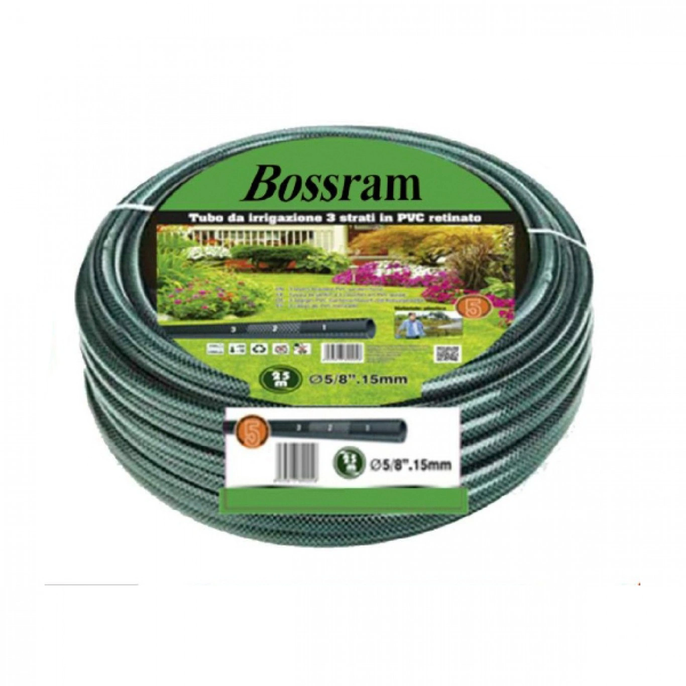 Λάστιχο Ποτίσματος Bossram 10m - 3/4inch Λάστιχο Ποτίσματος Bossram 10m - 3/4inch