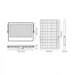 Ηλιακό Φωτιστικό Τοίχου RGB 15W 170×107 mm με Τηλεχειριστήριο Arrango