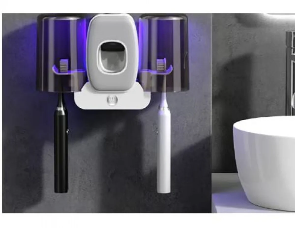 Βάση Αποστείρωσης Οδοντόβουρτσας με Αυτόματη Διανομή Οδοντόκρεμας
