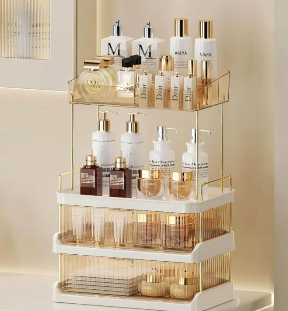 Βάση Οργάνωσης Καλλυντικών με 2 Συρτάρια SQ-3472