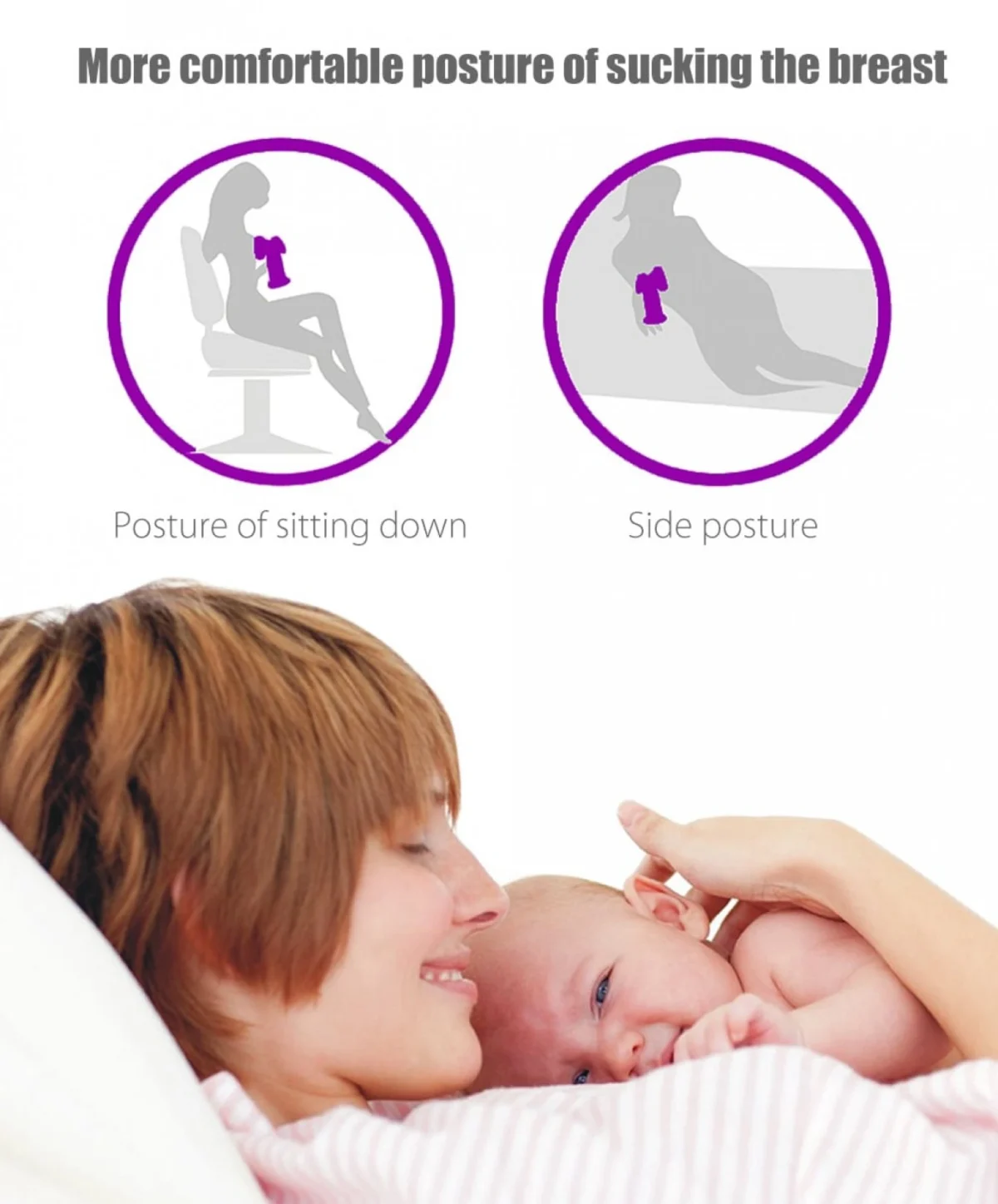 Βρεφικό Ηλεκτρικό Θήλαστρο με Μπουκάλι - RH-218