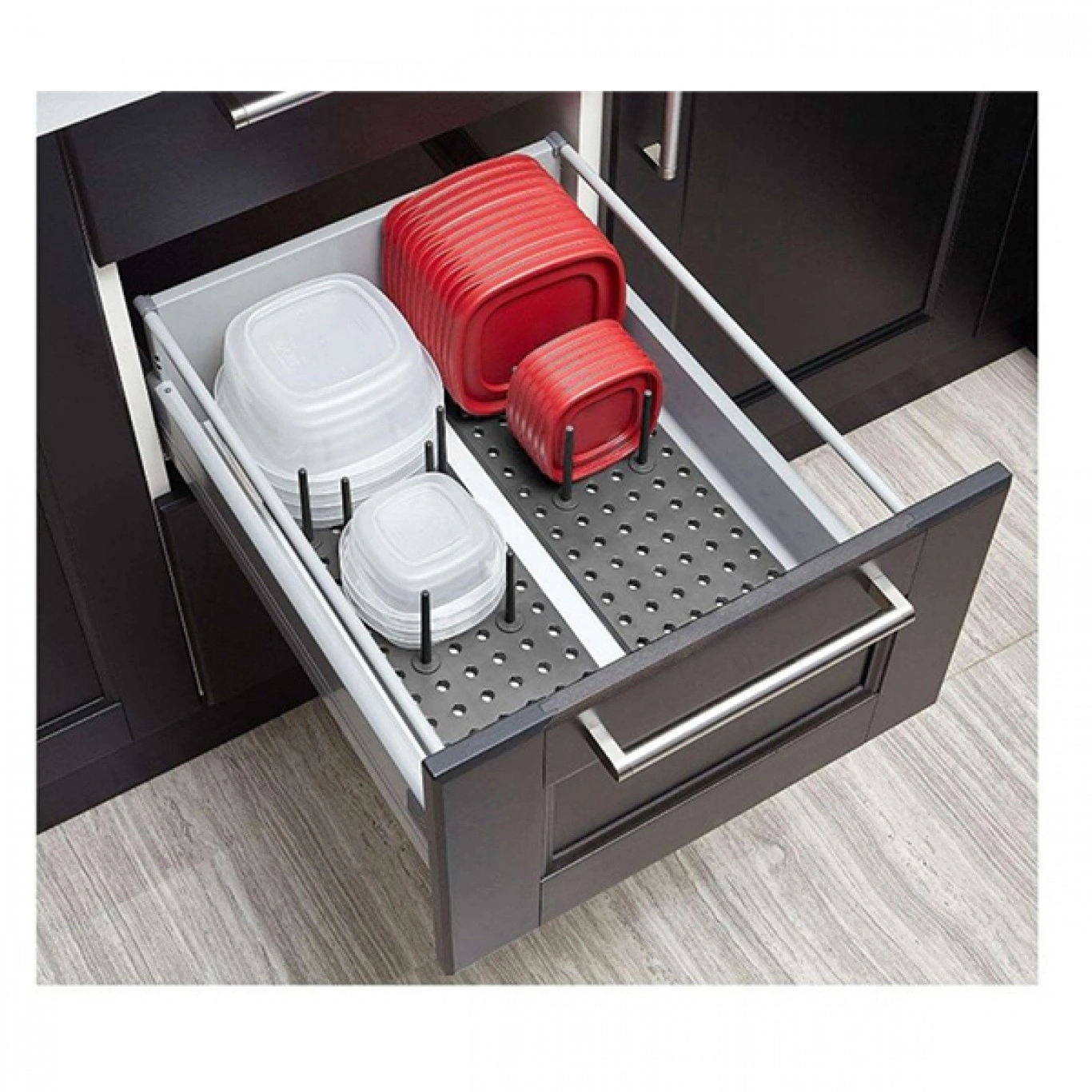 Επεκτεινόμενη Βάση Οργάνωσης Συρταριών για Πιάτα 45x15x10cm Επεκτεινόμενη Βάση Οργάνωσης Συρταριών για Πιάτα 45x15x10cm