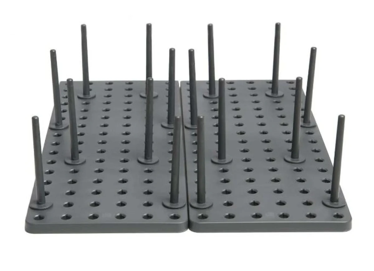 Ξύλινη Διώροφη Πιατοθήκη 45.5x33.5cm