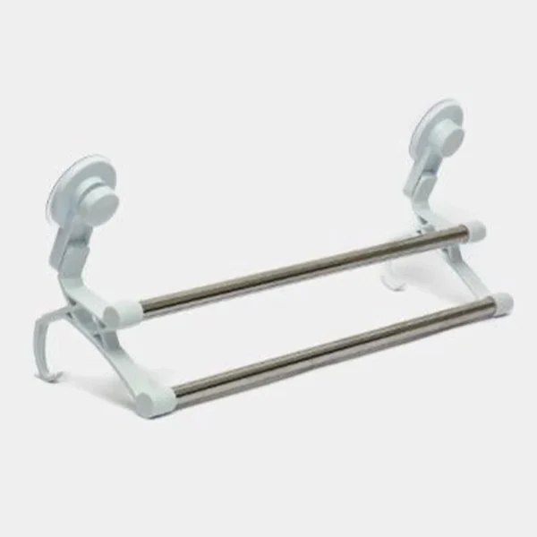 Πλαστική Πετσετοκρεμάστρα με Βεντούζα για το Μπάνιο και την Κουζίνα JS188073