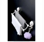 Πλαστική Πετσετοκρεμάστρα με Βεντούζα για το Μπάνιο και την Κουζίνα JS188073