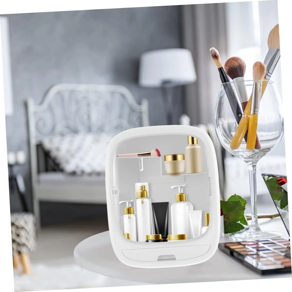 Επιτοίχιο Πλαστικό Ντουλαπάκι για Μακιγιάζ OEM LD-888 – Λευκό