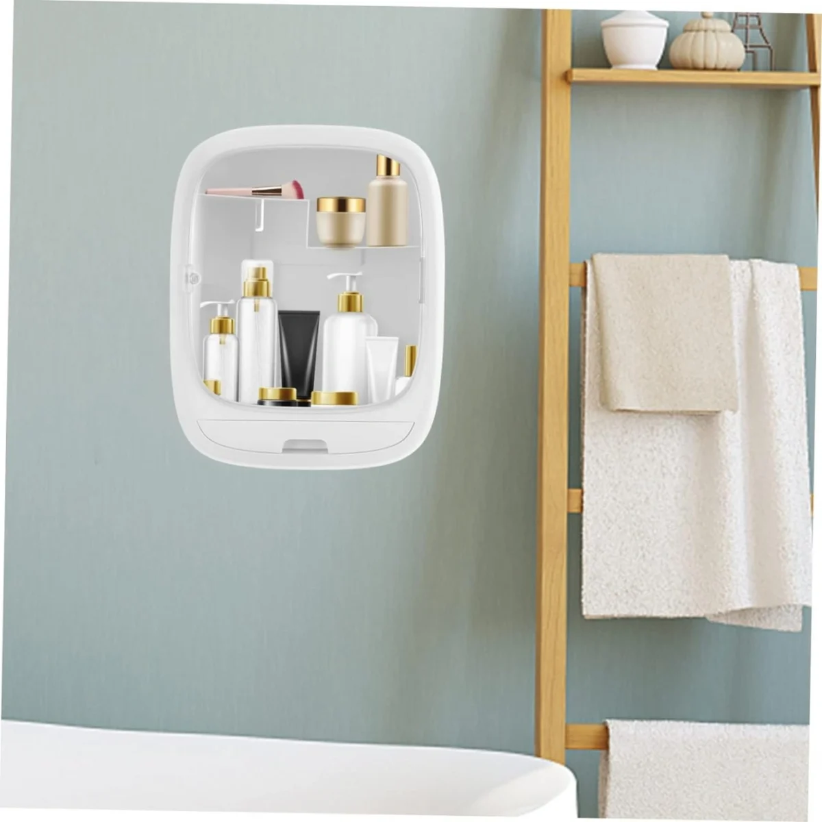 Επιτοίχιο Πλαστικό Ντουλαπάκι για Μακιγιάζ OEM LD-888 – Λευκό