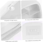 Επιτοίχιο Πλαστικό Ντουλαπάκι για Μακιγιάζ OEM LD-888 – Λευκό