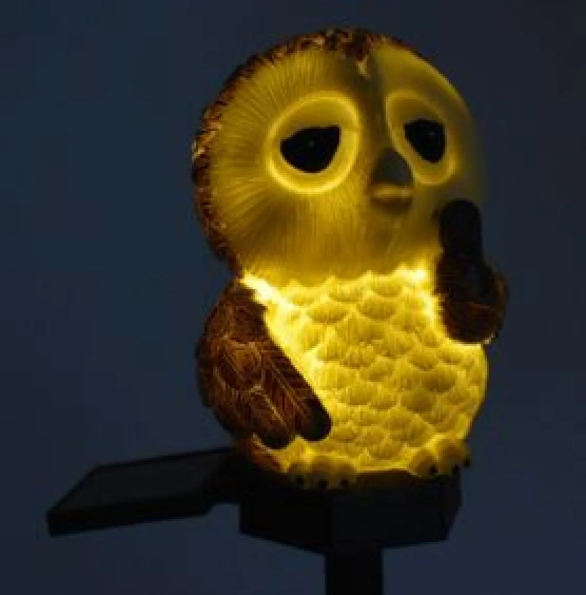 Ηλιακό Φωτιστικό LED Κουκουβάγια Εξωτερικού Χώρου Κήπου 27596