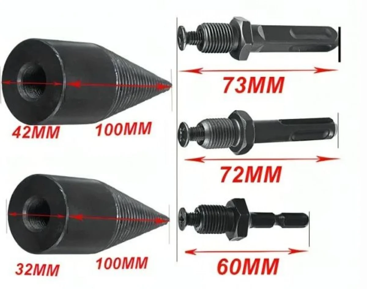 Σετ Τρυπάνια Διάτρησης Ξύλου 6τμχ 32/42εκ. με Κασετίνα Μεταφοράς ZS69 - Fire Wood Drill