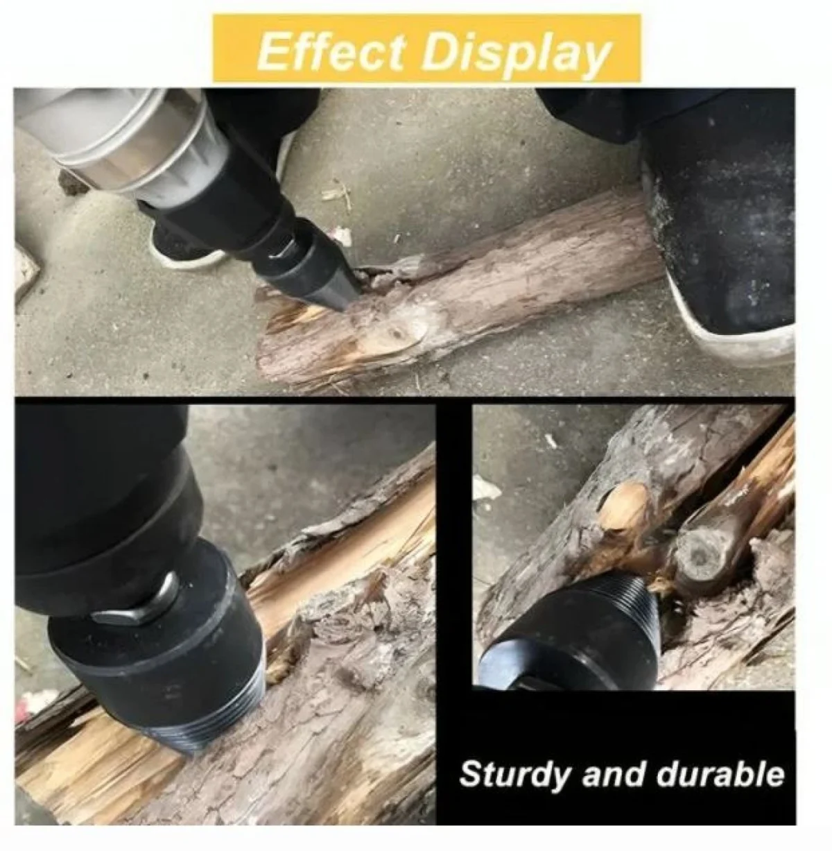 Σετ Τρυπάνια Διάτρησης Ξύλου 6τμχ 32/42εκ. με Κασετίνα Μεταφοράς ZS69 - Fire Wood Drill