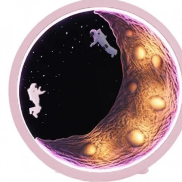 Led Φωτιστικό - Ηχείο Bluetooth Προτζέκτορας Nebula Αστροναύτη