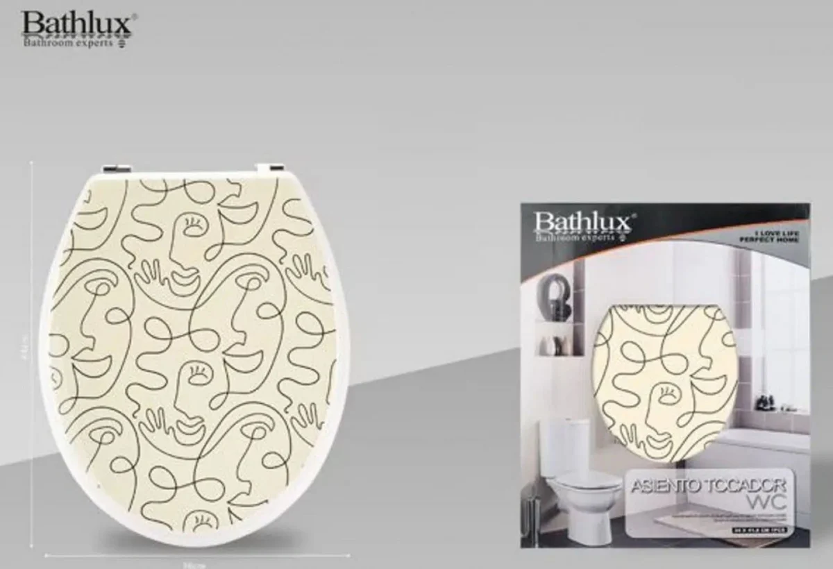 Καπάκι Λεκάνης Τουαλέτας Με Βυθό 43.5x36.5 εκ από Πολυπροπυλένιο