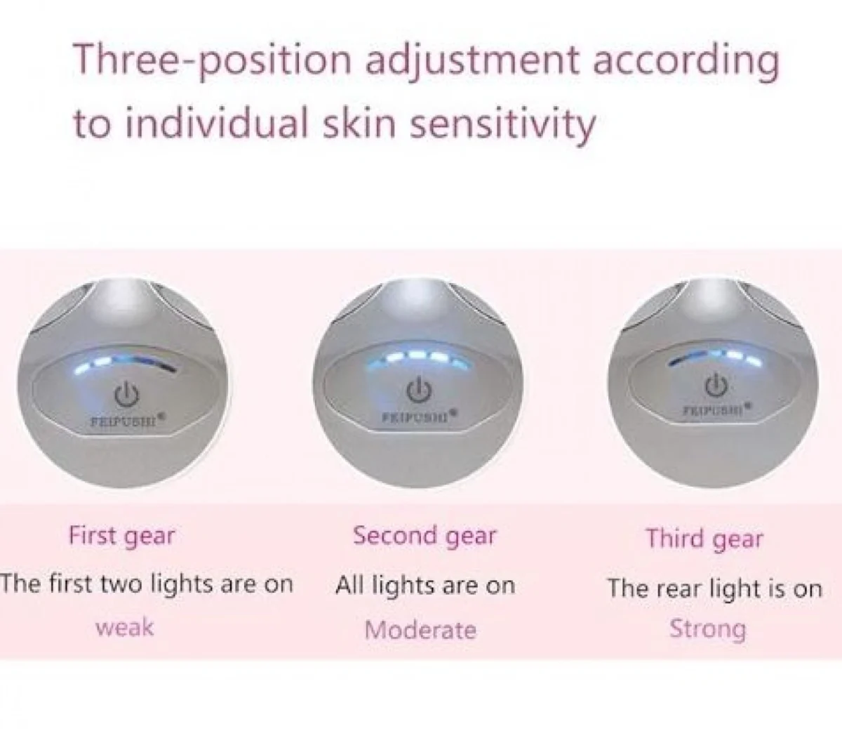 Επαναφορτιζόμενη Συσκευή Σύσφιξης - Αντιγήρανσης - Αναζωογόνησης Προσώπου - Λαιμού - Φωτοθεραπεία - IPL Wrinkles Redusing Instrument