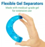 2 x Ορθοπεδικά Διαχωριστικά Gel Μασάζ Δακτύλων Flex-Feet