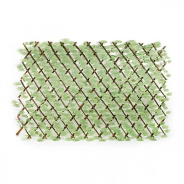 240x22cm Τεχνητός Φράχτης με Πράσινο Φύλλωμα