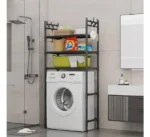 Μεταλλική Ραφιέρα Δαπέδου 155x72x25cm για Τοποθέτηση Πάνω από το Πλυντήριο Ρούχων