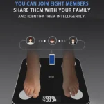 Γυάλινη Ψηφιακή Ζυγαριά Bluetooth για Μέτρηση Βάρους & Λιπομετρητή Σώματος Έως 180kg