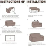 Ελαστικά Καλύμματα για Μονοθέσιο Καναπέ - Πολυθρόνα 90x140cm - Elastic Sofa Cover