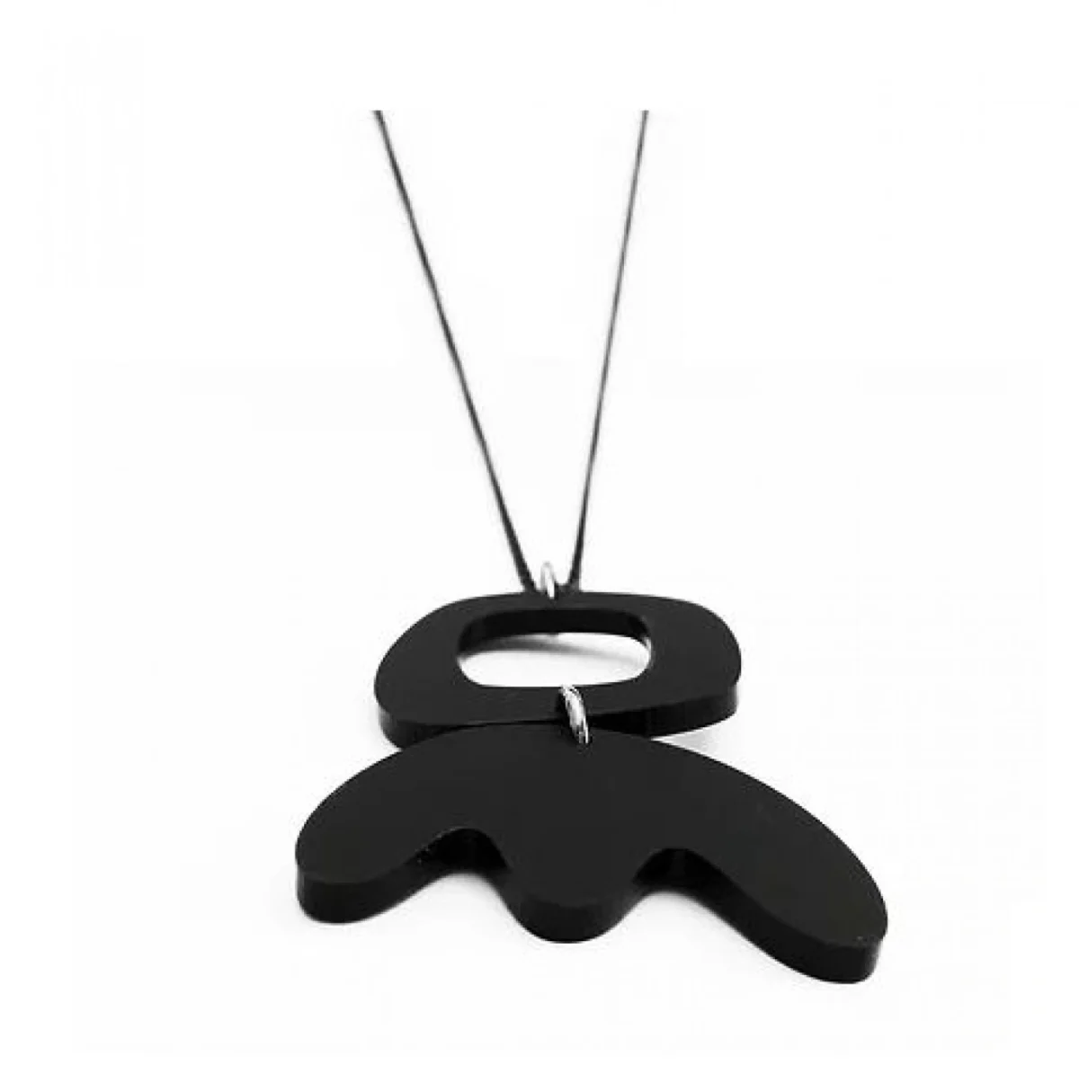 Κολιέ Χειροποίητο απο Plexiglass Circle Of Artemisia Necklace με Μακριά Αλυσίδα 40cm