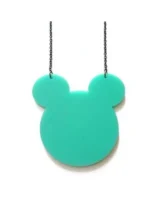 Κολιέ απο Plexiglass Mickey Mouse με Μακριά Αλυσίδα 40cm