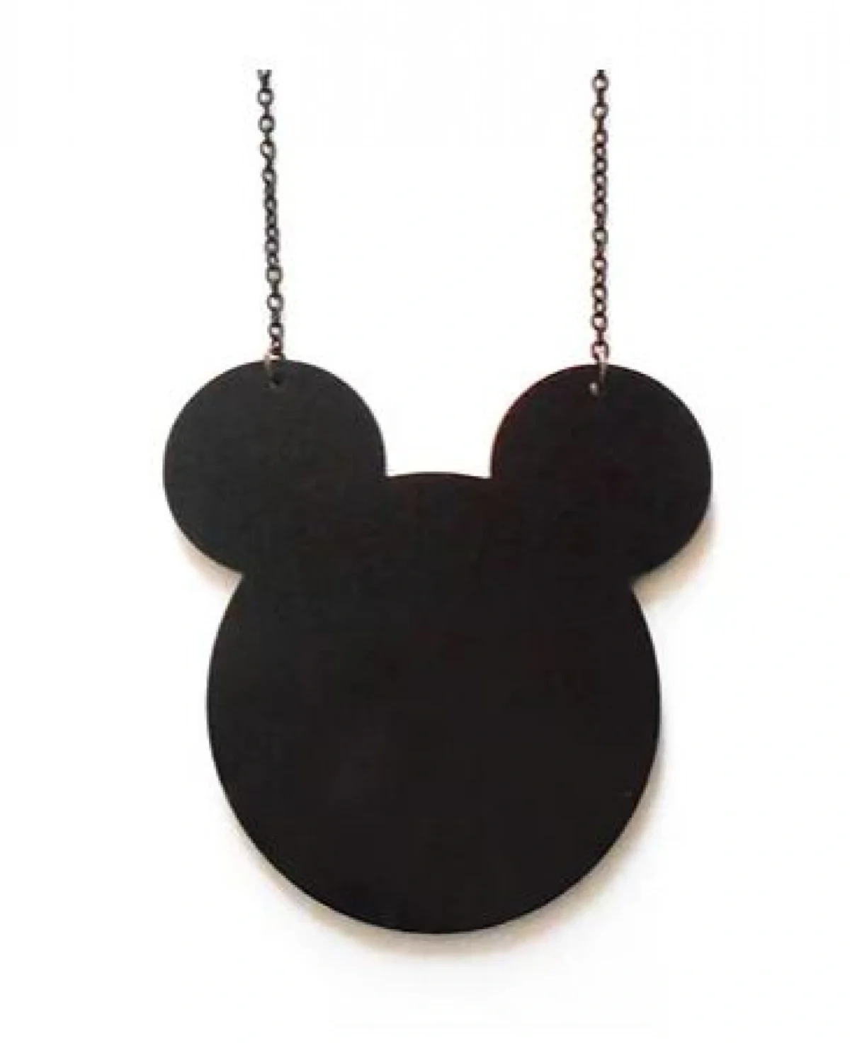 Κολιέ απο Plexiglass Mickey Mouse με Μακριά Αλυσίδα 40cm