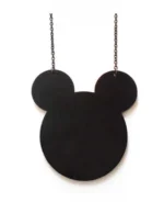 Κολιέ απο Plexiglass Mickey Mouse με Μακριά Αλυσίδα 40cm