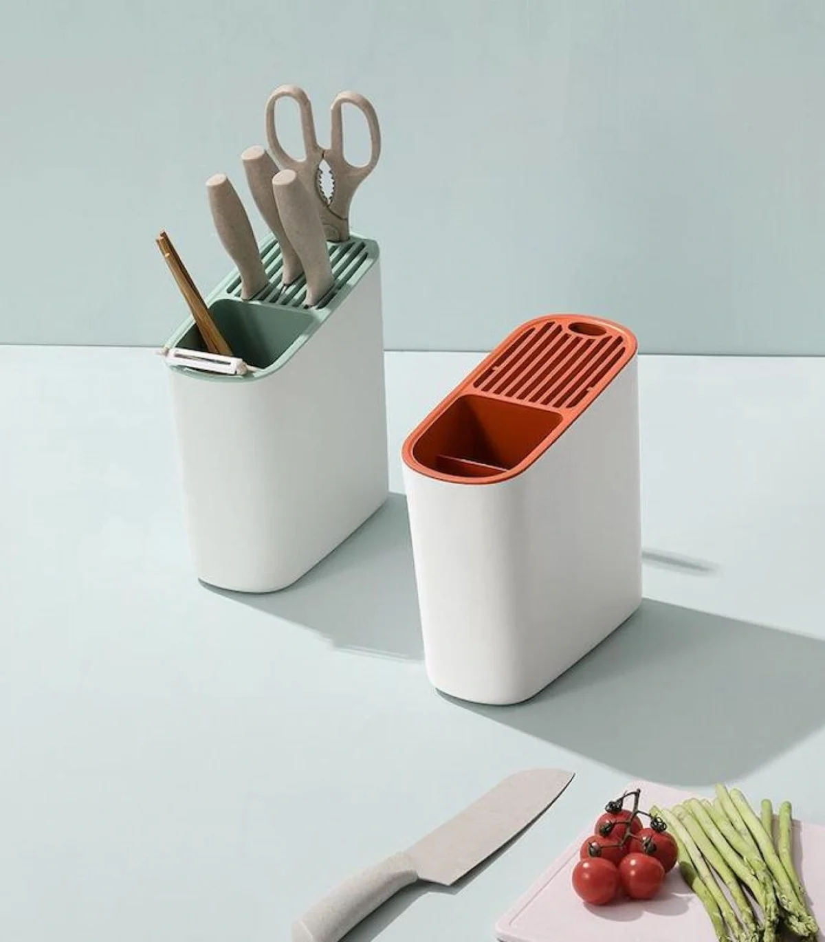 Πλαστική Βάση Οργάνωσης Πάγκου με Θήκες 22x22x9cm