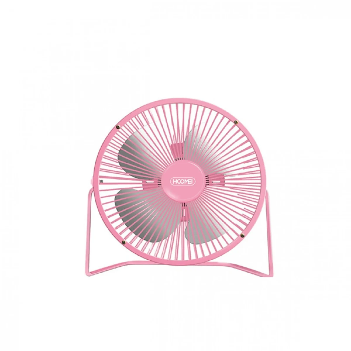 Επιτραπέζιο USB Ανεμιστηράκι Φορητό Με Μεταλλική Κατασκευή 18cm 5Watt HOOMEI HM-8106