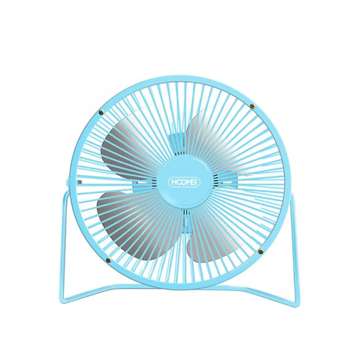 Επιτραπέζιο USB Ανεμιστηράκι Φορητό Με Μεταλλική Κατασκευή 18cm 5Watt HOOMEI HM-8106