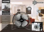 Επιτραπέζιο USB Ανεμιστηράκι Φορητό Με Μεταλλική Κατασκευή 18cm 5Watt HOOMEI HM-8106