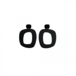 Κρεμαστά Σκουλαρίκια Dion από Plexiglass με Επαργυρωμένα Μεταλλικά Στοιχεία.