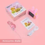 Παιδική Compact Φωτογραφική Μηχανή 10MP με Οθόνη 2" & Ενσωματωμένα Παιχνίδια - Andowl® Kids Camera X500