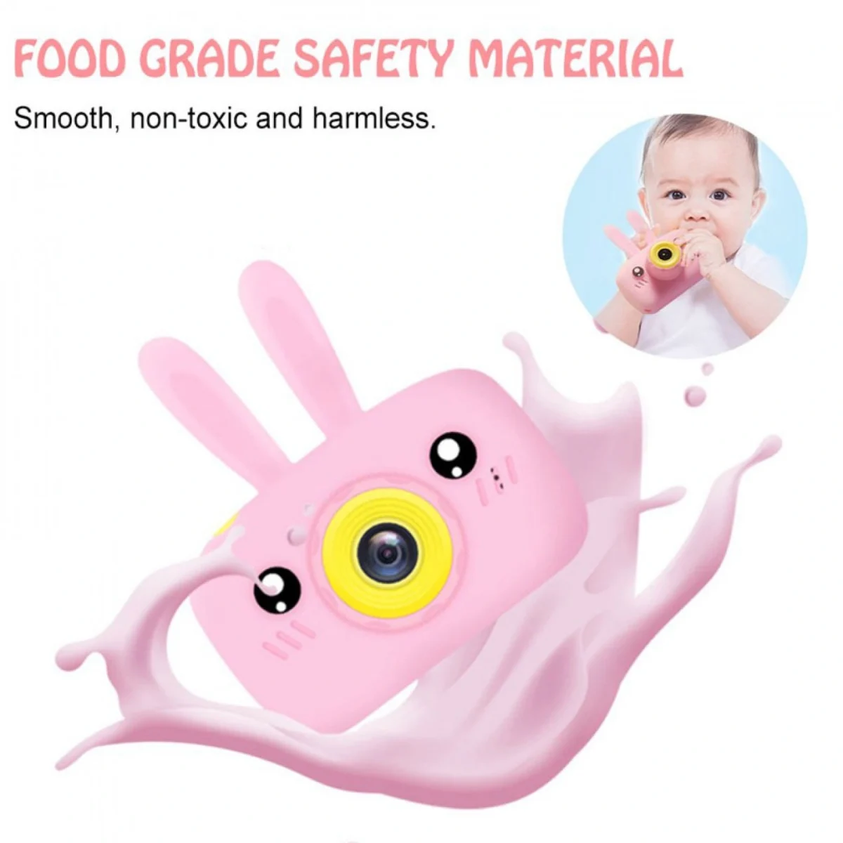 Παιδική Compact Φωτογραφική Μηχανή 10MP με Οθόνη 2" & Ενσωματωμένα Παιχνίδια - Andowl® Kids Camera X500