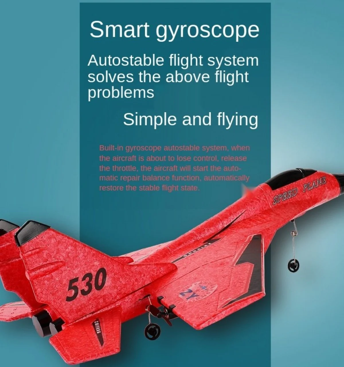 Τηλεκατευθυνόμενο Αεροπλάνο ZY-530pro - Stunt Flying Aircraft Ready To Fly