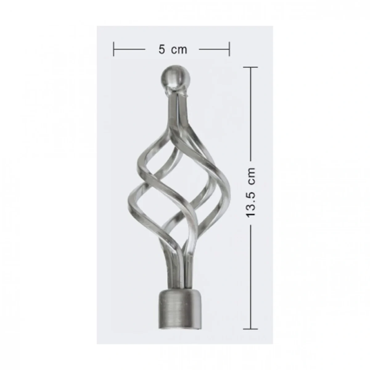 Μεταλλικό Πτυσσόμενο Κουρτινόξυλο 120-210cm