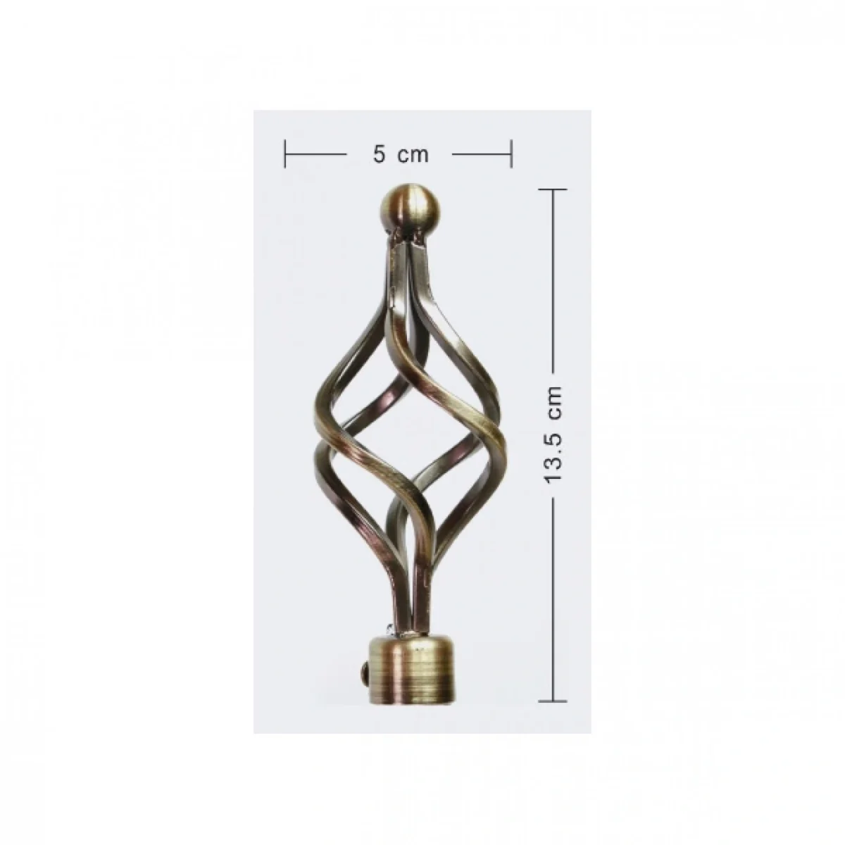 Μεταλλικό Πτυσσόμενο Κουρτινόξυλο 120-210cm