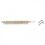 Μεταλλικό Πτυσσόμενο Κουρτινόξυλο 160-310cm Φ16-19