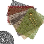 Βαμβακερό Ορθογώνιο Σουπλά σε Σχέδιο Δίχτυ 30x45cm