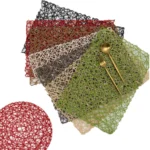 Βαμβακερό Ορθογώνιο Σουπλά σε Σχέδιο Δίχτυ 30x45cm