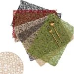 Βαμβακερό Ορθογώνιο Σουπλά σε Σχέδιο Δίχτυ 30x45cm