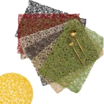 Βαμβακερό Ορθογώνιο Σουπλά σε Σχέδιο Δίχτυ 30x45cm