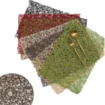 Βαμβακερό Ορθογώνιο Σουπλά σε Σχέδιο Δίχτυ 30x45cm