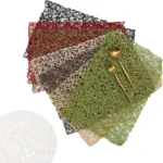 Βαμβακερό Ορθογώνιο Σουπλά σε Σχέδιο Δίχτυ 30x45cm