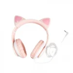 Ενσύρματα Light-Up Anime Ακουστικά Αυτιά Γάτας AB-D472