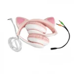 Ενσύρματα Light-Up Anime Ακουστικά Αυτιά Γάτας AB-D472